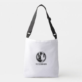 Tote Bag 2 with The Session Man design (b&w)