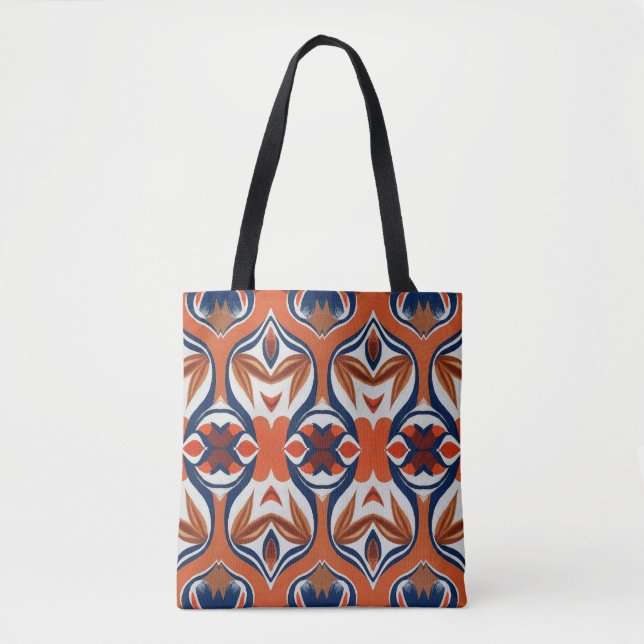 Tote Bag, A vibrant elegant multicolor design Bag (Front)