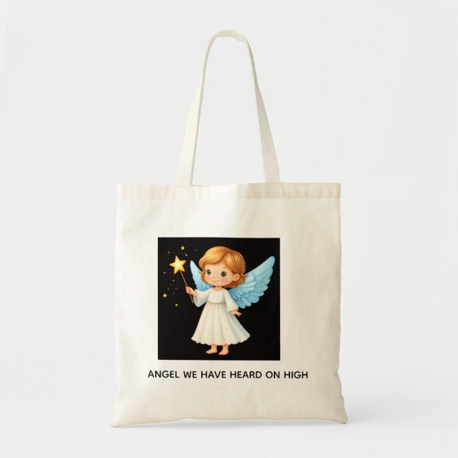 TOTE BAG ANGEL WE HAVE HEARD ON HIGH (Front)