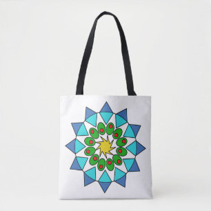 Tote Bag (ao) - Colourful Mandala