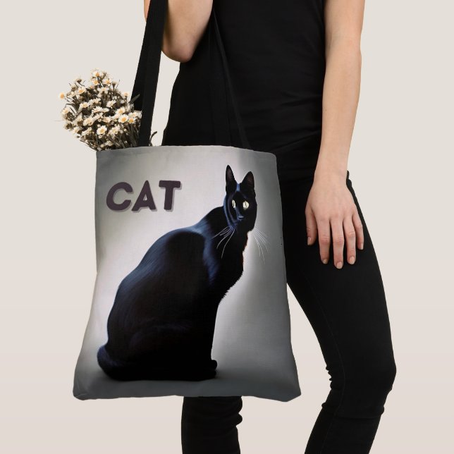 Tote Bag cat (Close Up)