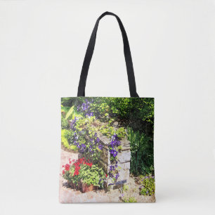 Tote Bag Clematis on the Wall