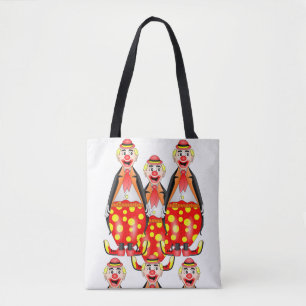 tote bag clowns circus