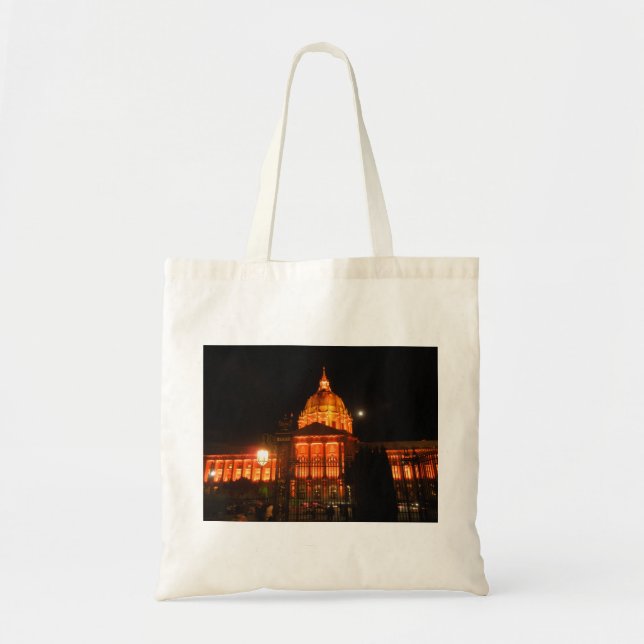 Tote Bag - colour over city hall (Front)