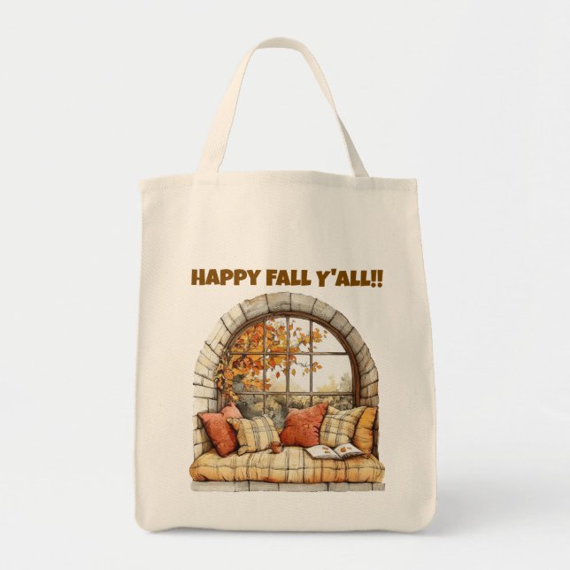 Tote Bag-Cosy Fall Tote Bag (Front)