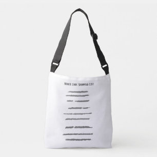 Tote bag  crossover style and design