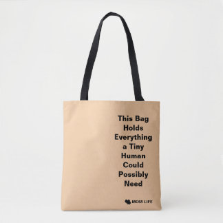 Tote Bag Design: My Tiny Human Survival Kit