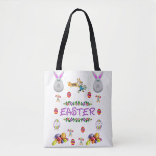 tote bag easter bunny