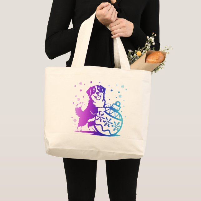 Tote bag featuring a Bernese Mountain Dog (Front (Product))