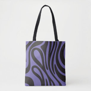 Tote bag for women, with Zebra effect