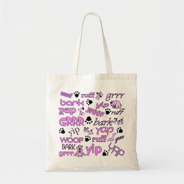 Tote Bag for your Dog Stuff (Front)