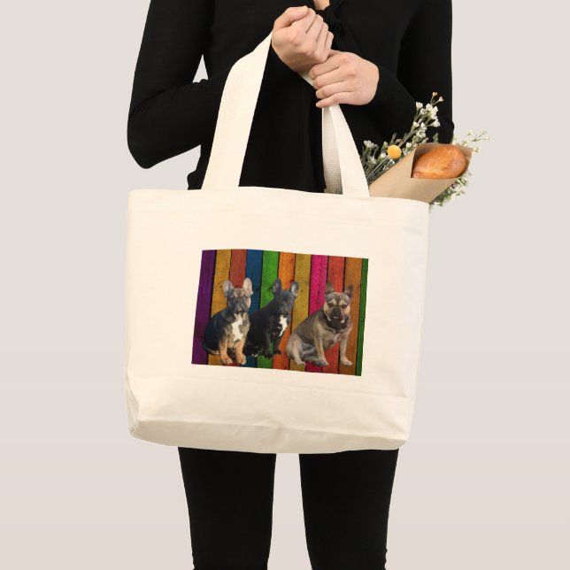 Tote bag French Bulldogs  (Front (Product))