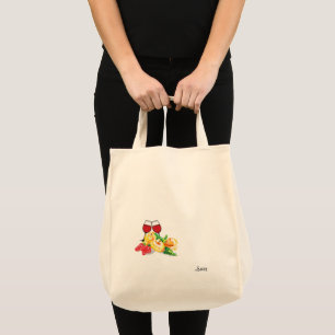 Tote Bag  : Fruits & Wine
