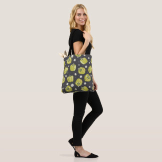 Tote Bag Green Pepper Scattered