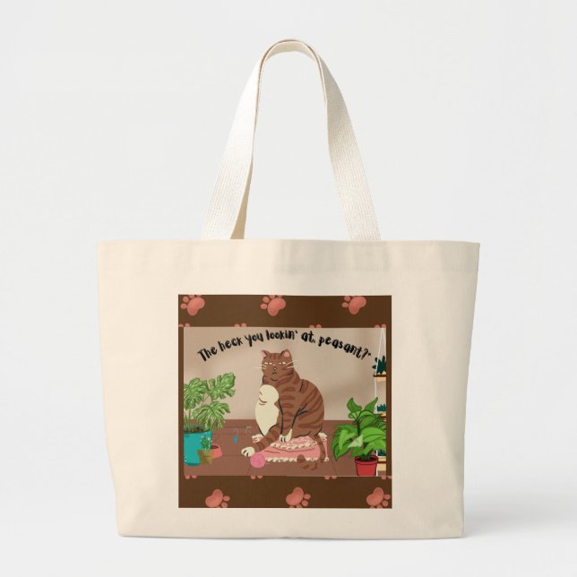 Tote Bag, Grumpy Cat (Front)