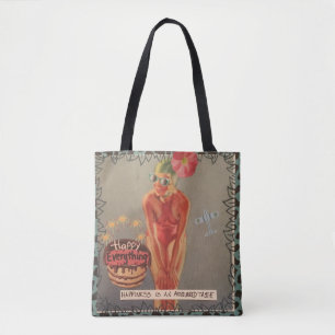 Tote bag- happiness is an acquired taste bag