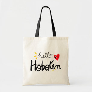 Tote Bag Hello Hoboken Fun New Jersey Gift