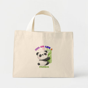 🐼 Tote Bag – Hug Me Like a Panda