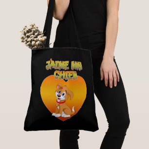 Tote Bag I love my dog