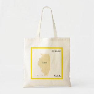 Tote Bag - Illinois State with City
