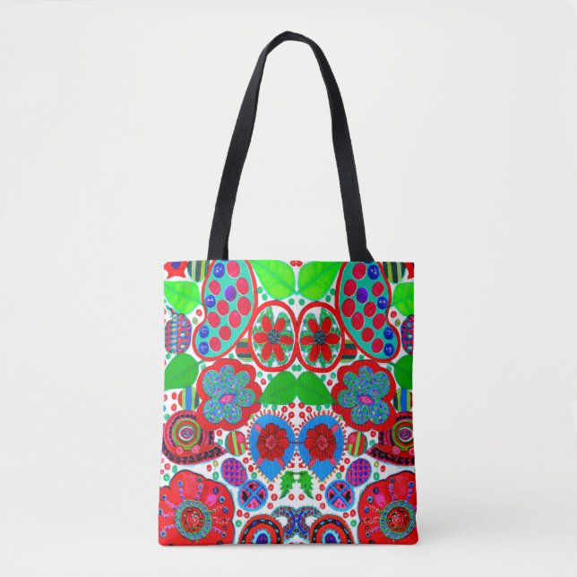 Tote Bag Inspired by Artist Faith Ringgold  (Front)