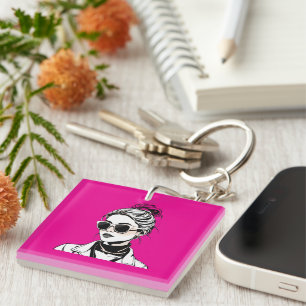 Tote Bag Key Ring