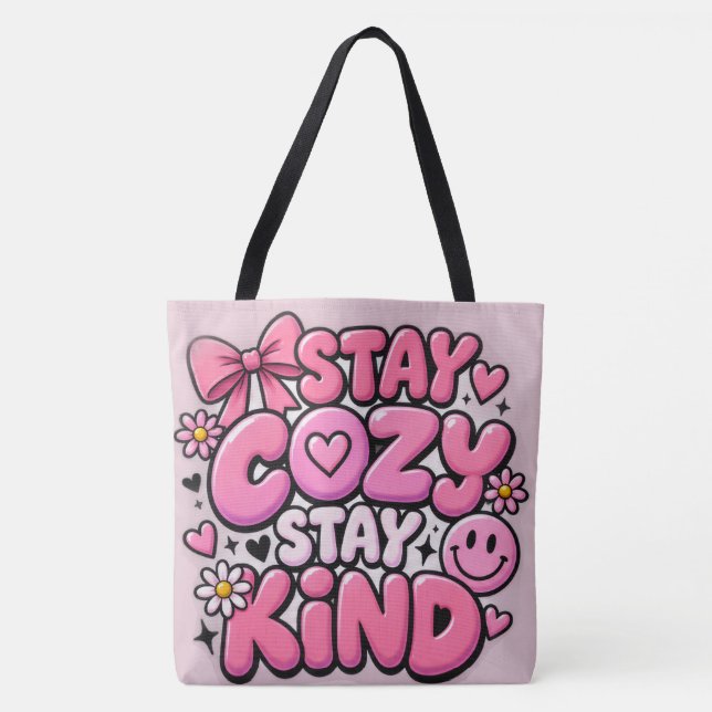 TOTE BAG LARGE PINK (Front)
