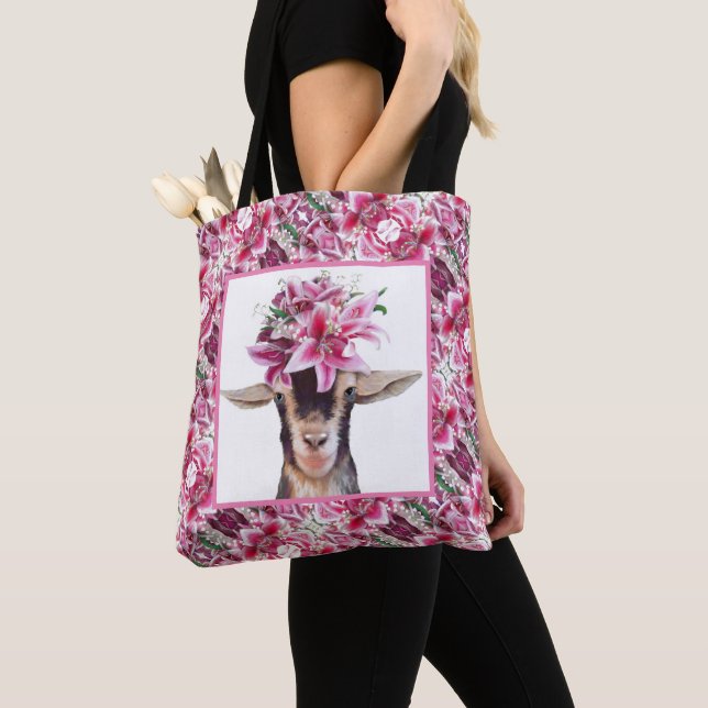 Tote Bag - Lily the Goat (Close Up)