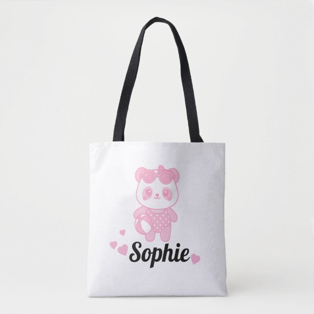 Tote Bag Lotus on the Beach (Front)