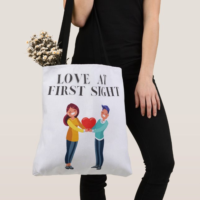 Tote Bag love at first sight  (Close Up)