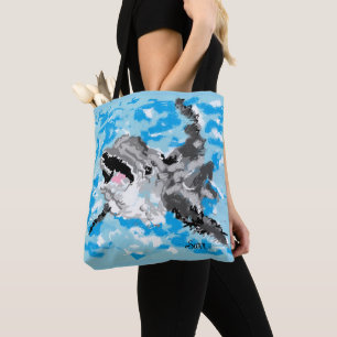 Tote Bag : Love Of a Dolphin