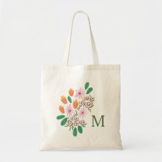 Tote Bag - MAXINE floral pattern