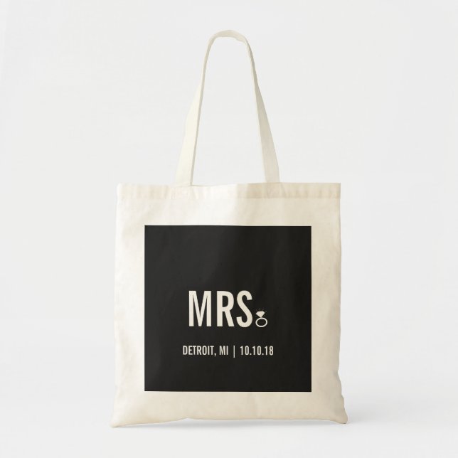 Tote Bag - Mrs. Ring (Bling) (Front)