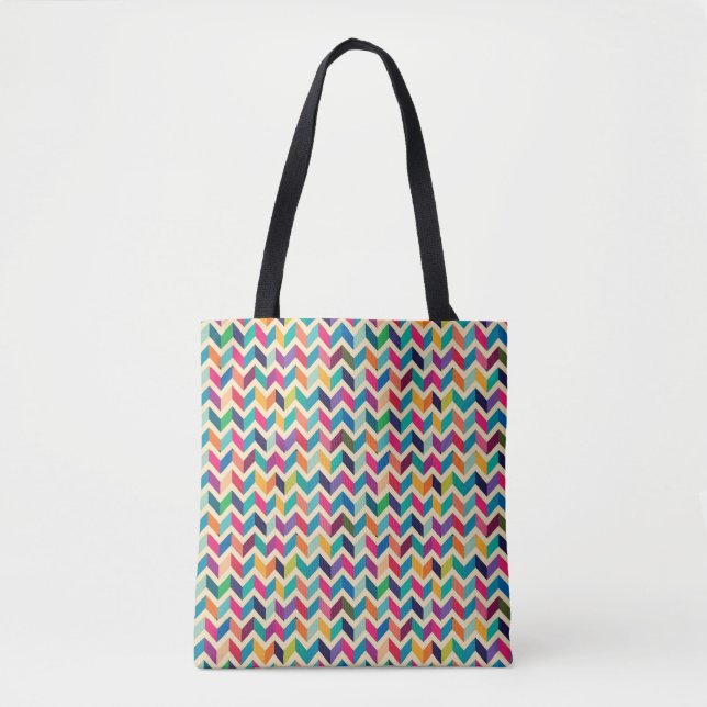 Tote Bag - Multi colored All-Over Coverage (Front)