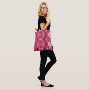 Tote Bag Pink Lotus Abstract