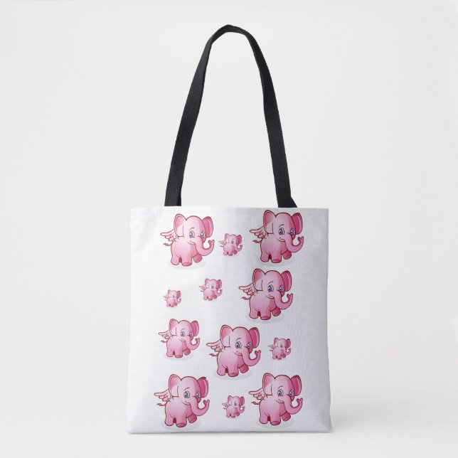 tote bag pink pigs (Front)