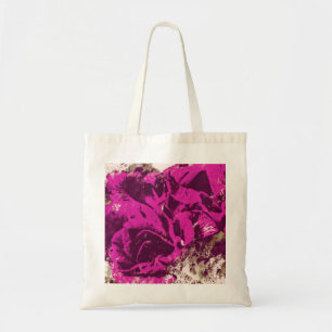 Tote Bag Purple Rose Watercolor