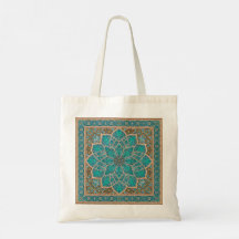 Tote Bag Sacred Star Pattern Design