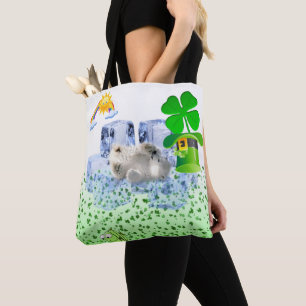 Tote Bag Saint Patrick's Day Polar Bear