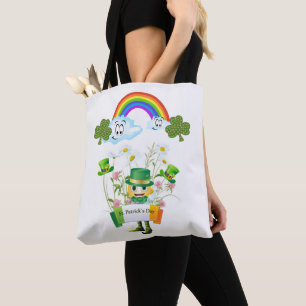 Tote Bag Saint Patrick's Day Rainbow