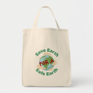 Tote Bag - Save Earth for a Safe Earth