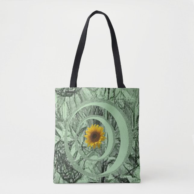 tote bag sunflowers (Front)