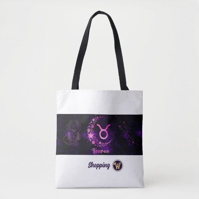 Tote Bag Taurus Shopping Personalize (Front)