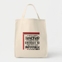 TOTE BAG TEACHER 'S QUIETS 