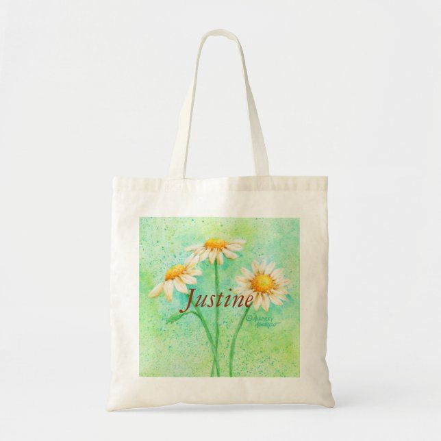 Tote Bag Three Daisies (Front)