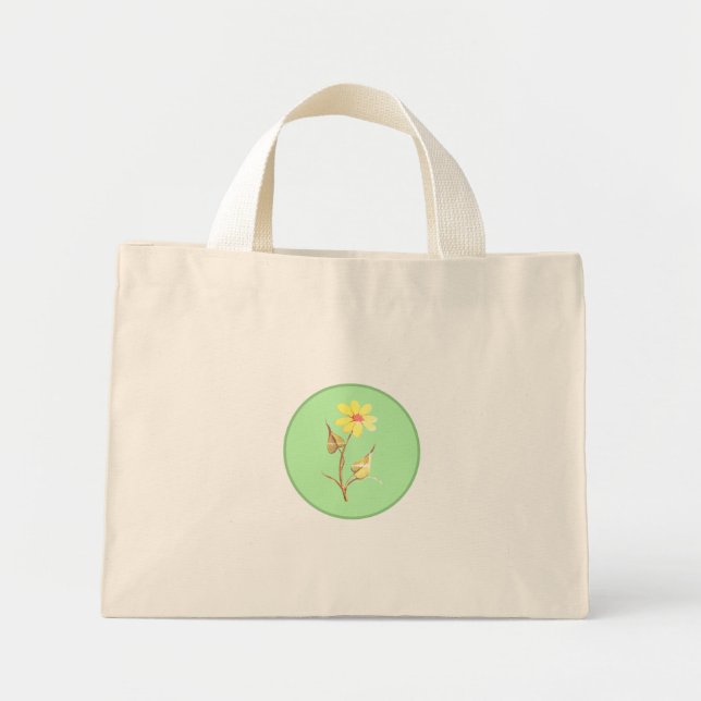 Tote Bag tiny tote cool eco style design (Front)