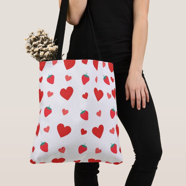 Tote Bag Valentines Day (Close Up)