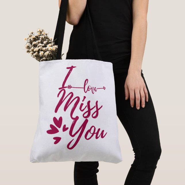 Tote Bag Valentines Day (Close Up)