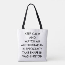 Tote bag- white with black logo