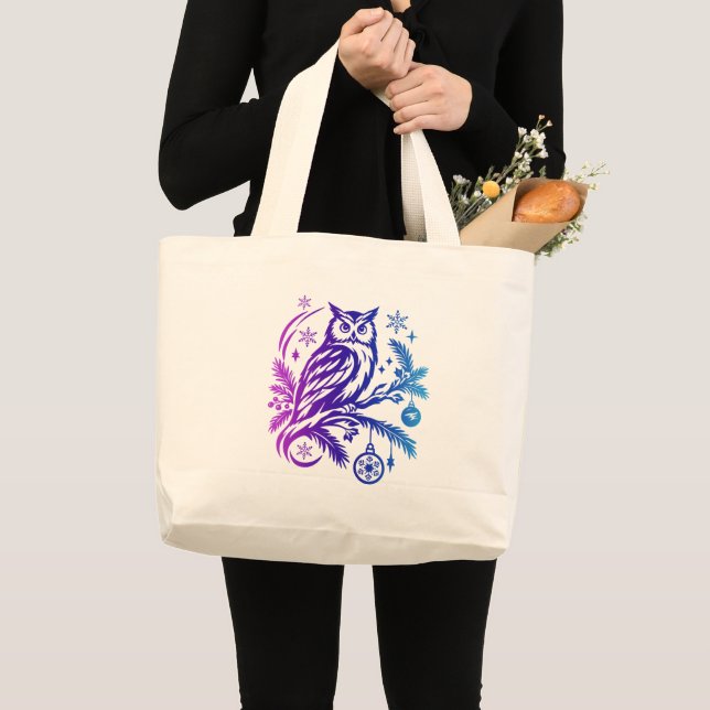 Tote bag with a owl (Front (Product))